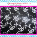 Sequin Flower Design Net Embroidery Fabric